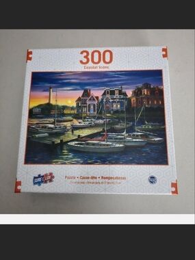 300-Piece Coastal Icons Jigsaw Puzzle - Multi-Color